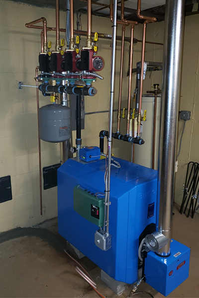 Hydronic Boiler and Circulator pump Installation Project in Beverly, MA