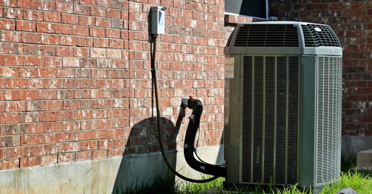 AC on a hot sunny day