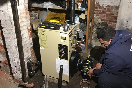 Weil-McLain Steam Boiler Install