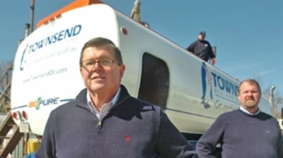 Jim Townsend, left, with Mark Townsend, right, 2009 Photo