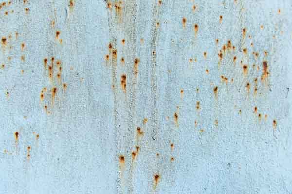 image of rust depicting inside of heating oil tank