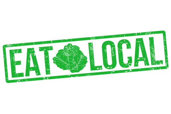 eat local to reduce carbon footprint