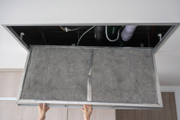 image of a dirty furnace filter