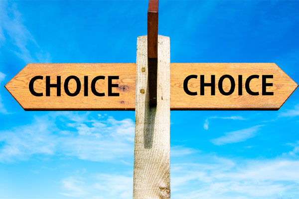 image of choices depicting choosing ac replacement company