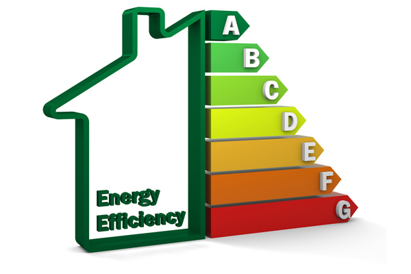 image of efficiency rating depicting energy efficient gas boiler
