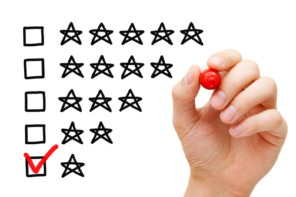 image of customer service rating of propane company