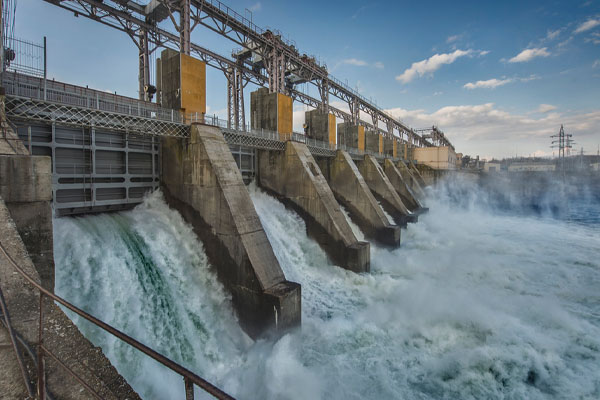 Hydroelectric power station and sustainable energy sources